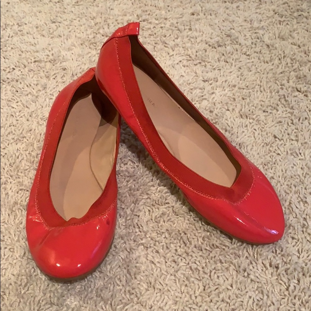 Bright pink Banana Republic ballerina flats